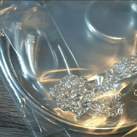 925 Sterling Silver Waterdrop Jewelry Set - Picture 5 of 7